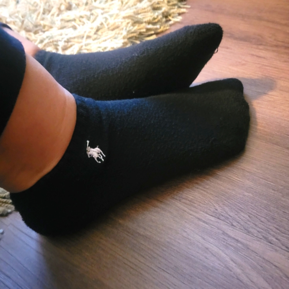 Worn Ralph Lauren Polo ankle socks